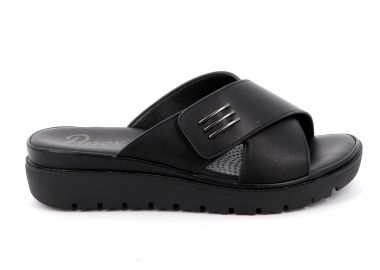 Γυναικεία Comfort Παντόφλα Parex Χρώματος Μαύρο 10131000.B - PAREX - 