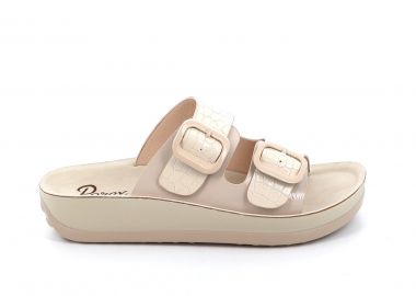 Γυναικεία Comfort Παντόφλα Parex Χρώματος Μπεζ 11527019.I - PAREX - 