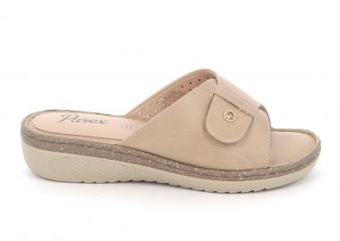 Γυναικεία Comfort Παντόφλα Parex Χρώματος Μπεζ 12133015 - PAREX - 