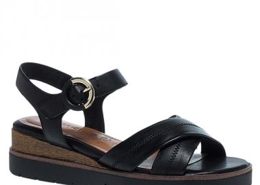 Γυναικεία Δερμάτινα Comfort Πέδιλα Tamaris 1-28202-42 003 - TAMARIS - 