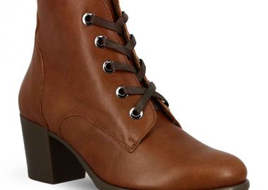 Γυναικεία Δερμάτινα Δετά Μποτάκια Parex 10324079 - PAREX - 