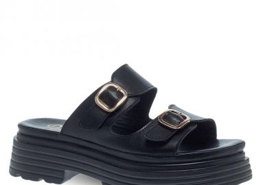 Γυναικεία Δερμάτινα Flatform Parex 12731004 - PAREX - 