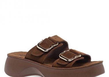 Γυναικεία Δερμάτινα Flatform Parex 12733007 - PAREX - 