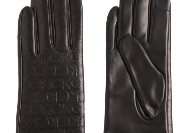 Γυναικεία Δερμάτινα Γάντια Calvin Klein K60K609975 BAX Μαύρο - Calvin Klein - 