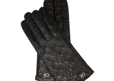 Γυναικεία Δερμάτινα Γάντια Calvin Klein K60K611165 BAX Μαύρα - Calvin Klein - 