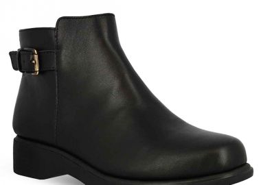 Γυναικεία Δερμάτινα Μποτάκια Flex & Go 10326036 - FLEX & GO - 