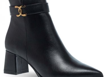 Γυναικεία Δερμάτινα Μποτάκια Maison Minrelle 10332352 - MAISON MINRELLE - 