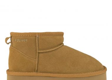 Γυναικεία Δερμάτινα Μποτάκια S. Oliver 5-26352-41 305 Ταμπά - S. Oliver - 