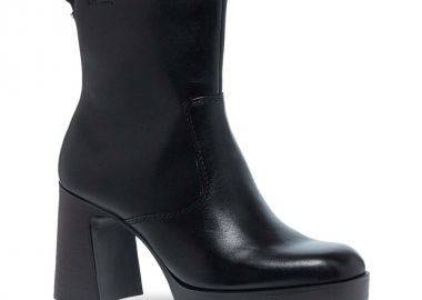 Γυναικεία Δερμάτινα Μποτάκια Tamaris 1-25324-45 001 - TAMARIS - 