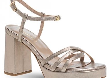 Γυναικεία Δερμάτινα Πέδιλα Με Τακούνι Maison Minrelle 11633246 - MAISON MINRELLE - 