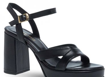 Γυναικεία Δερμάτινα Πέδιλα Με Τακούνι Maison Minrelle 11633284 - MAISON MINRELLE - 