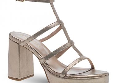 Γυναικεία Δερμάτινα Πέδιλα Με Τακούνι Maison Minrelle 11633285 - MAISON MINRELLE - 