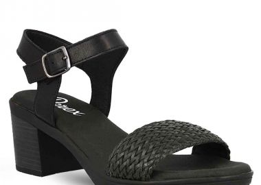 Γυναικεία Δερμάτινα Πέδιλα Με Τακούνι Parex 11625112 - PAREX - 