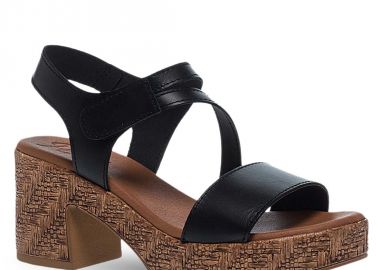 Γυναικεία Δερμάτινα Πέδιλα Με Τακούνι Parex 11633227 - PAREX - 