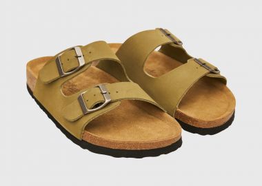 Γυναικεία δερμάτινα σανδάλια - FUNKY BUDDHA - 