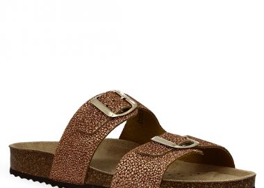 Γυναικεία Δερμάτινα Σανδάλια Geox D35Lsl 000Cf C5006 - GEOX - 