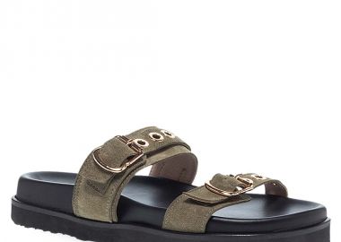 Γυναικεία Δερμάτινα Σανδάλια Maison Minrelle 11531113 - MAISON MINRELLE - 