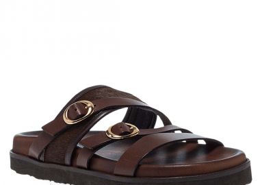 Γυναικεία Δερμάτινα Σανδάλια Maison Minrelle 11633163 - MAISON MINRELLE - 