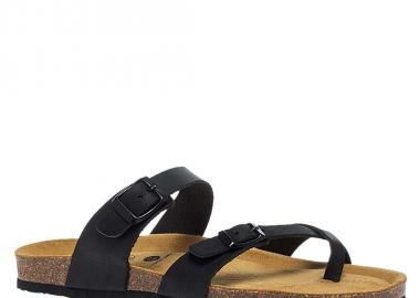 Γυναικεία Δερμάτινα Σανδάλια Plakton 171032 Negro - PLAKTON - 