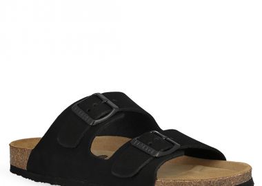 Γυναικεία Δερμάτινα Σανδάλια Plakton 180010 Negro - PLAKTON - 