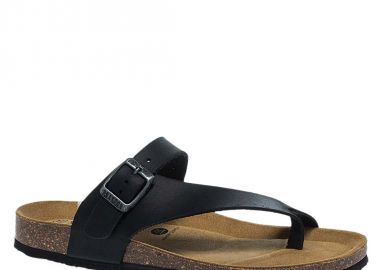 Γυναικεία Δερμάτινα Σανδάλια Plakton 185446 Negro Sa - PLAKTON - 