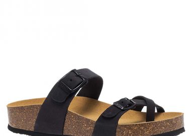 Γυναικεία Δερμάτινα Σανδάλια Plakton 341032 Negro - PLAKTON - 