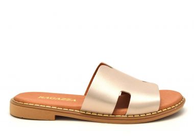 Γυναικεία Δερμάτινα Σανδάλια Ragazza 01041 Άμμος - Ragazza - 