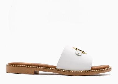 Γυναικεία Δερμάτινα Σανδάλια Ragazza 01045 Λευκά - Ragazza - 