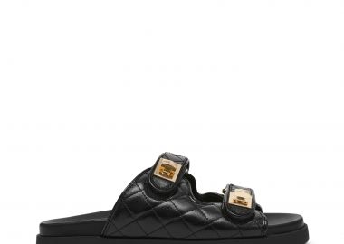 Γυναικεία Δερμάτινα Σανδάλια Steve Madden Schmona SM11003714-03001-017 Μαύρα - Steve Madden - 