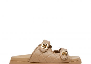 Γυναικεία Δερμάτινα Σανδάλια Steve Madden Schmona SM11003714-03001-217 Τάουπε - Steve Madden - 