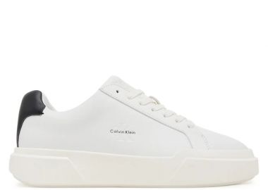 Γυναικεία Δερμάτινα Sneakers Calvin Klein YW0YW01947-01W Λευκά - Calvin Klein - 