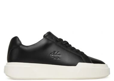 Γυναικεία Δερμάτινα Sneakers Calvin Klein YW0YW01947-0GM Μαύρα - Calvin Klein - 