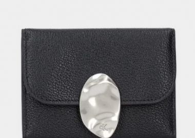 Γυναικεία Δερμάτινη Καρτοθήκη Calvin Klein LV04F1062G-UB1 Μαύρη - Calvin Klein - 