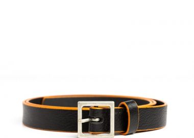 Γυναικεία δερματίνη μαύρη ζώνη - SOU - 