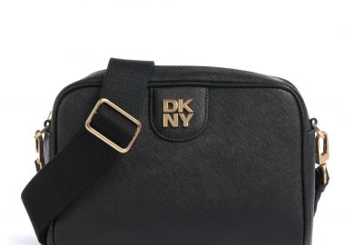 Γυναικεία Δερμάτινη Τσάντα Χιαστί DKNY R43EKV85 Μαύρη - DKNY - 