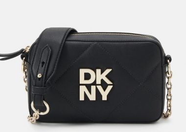 Γυναικεία Δερμάτινη Τσάντα Χιαστί DKNY Red Hook R41EBB85 BGD Μαύρη - DKNY - 