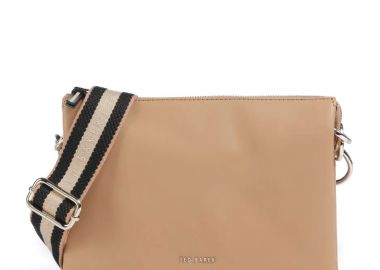 Γυναικεία Δερμάτινη Τσάντα Χιαστί Ted Baker Darcey 257442 Taupe - Ted Baker - 