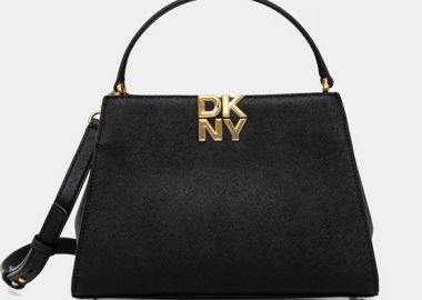 Γυναικεία Δερμάτινη Τσάντα Ώμου DKNY Remy R52D1L92-BGD Μαύρη - DKNY - 