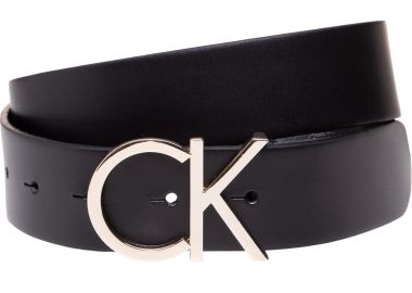 Γυναικεία Δερμάτινη Ζώνη Calvin Klein 3.5cm K60K602141-910 Μαύρη - Calvin Klein - 