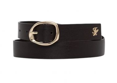 Γυναικεία Δερμάτινη Ζώνη Tommy Hilfiger AW0AW18697-GUG Καφέ Σκούρο - Tommy Hilfiger - 