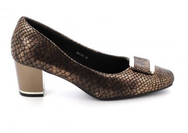 Γυναικεία Γόβα B-Soft Ανατομική Χρώματος Χρυσό 993-241 - B-SOFT - 