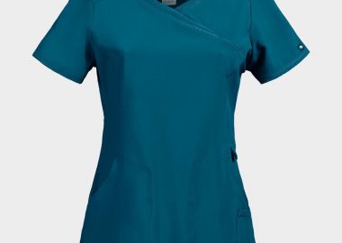 Γυναικεία ιατρική μπλούζα WRAP CKE2625A CHEROKEE 08001881 Petrol - CHEROKEE - 