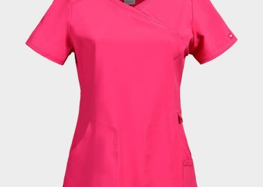 Γυναικεία ιατρική μπλούζα WRAP CKE2625A CHEROKEE 08001883 Pink - CHEROKEE - 