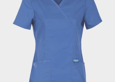 Γυναικεία ιατρική μπλούζα WRAP WWE610 CHEROKEE 08001937 Light Blue - CHEROKEE - 