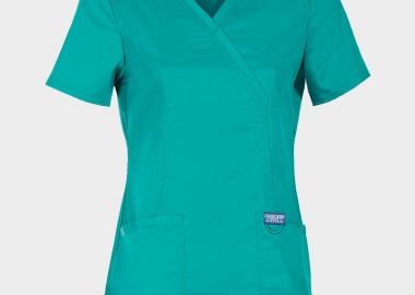 Γυναικεία ιατρική μπλούζα WRAP WWE610 CHEROKEE 08001941 Teal Blue - CHEROKEE - 