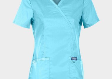 Γυναικεία ιατρική μπλούζα WRAP WWE610 CHEROKEE 08001942 Turquoise - CHEROKEE - 