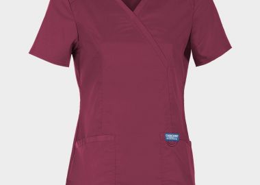 Γυναικεία ιατρική μπλούζα WRAP WWE610 CHEROKEE 08001944 Burgundy - CHEROKEE - 