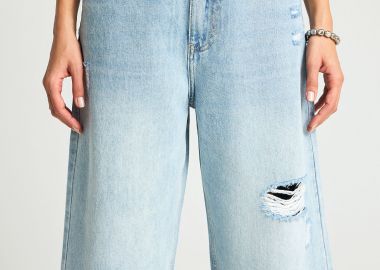 Γυναικεία jean βερμούδα - FUNKY BUDDHA - 