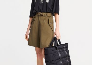 Γυναικεία καπιτονέ τσάντα ώμου - FUNKY BUDDHA - 