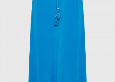 Γυναικεία μάξι φούστα με λάστιχο στην μέση - FUNKY BUDDHA - 